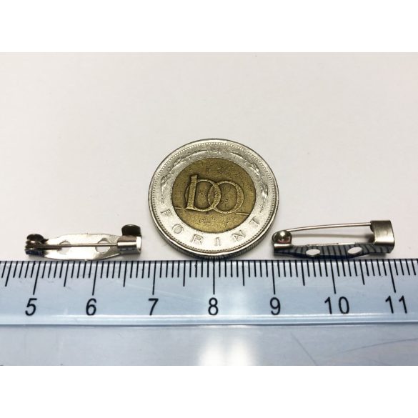 Antik Ezüst kitűző alap (20mm)