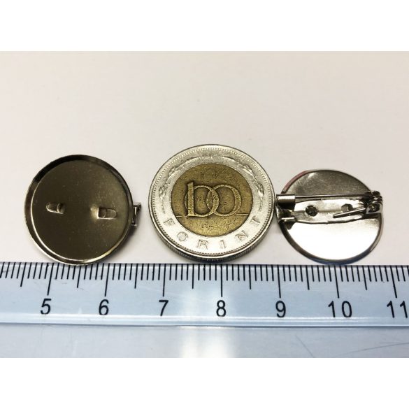 Kerek kitűző alap (20 mm)