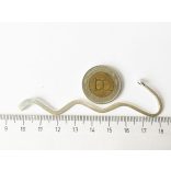 Antik ezüst hullámos könyvjelző alap (8,5cm)