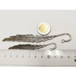 Toll Könyvjelző DUÓ - antik ezüst (11,7 / 8cm)