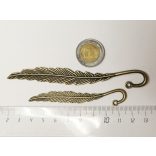 Toll Könyvjelző DUÓ - antik bronz (11,7 / 8cm)
