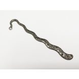 Strasszozható könyvező-alap - bronz