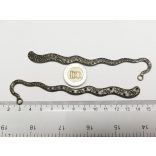 Strasszozható könyvező-alap - bronz