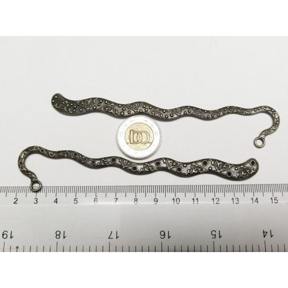 Strasszozható könyvező-alap - bronz