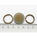 Bronz színű kulcstartó-karika (25mm)