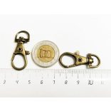 Karabiner kapocs - bronz színű (35mm)
