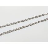 Antik ezüst csavart szemű lánc (3,7 * 2,5mm)