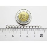 Antik ezüst színű lánchosszabbító - 5cm
