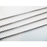 Antik ezüst színű bogyós lánc (1,5mm) 1m