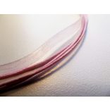 Organza nyaklánc-alap - rózsaszín