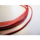 Organza nyaklánc-alap - piros