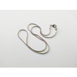 Snake chain - Platina ezüst színű.
