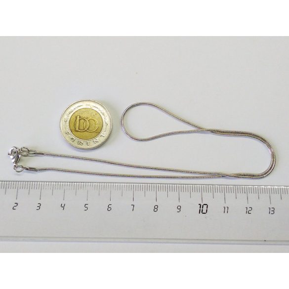 Snake chain - Platina ezüst színű.