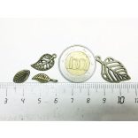 Levél mix - antik bronz (4db-os)