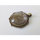 Díszes szélű medál-alap (25mm) - antik bronz