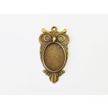 Ovális hasú bagoly medál-alap #1