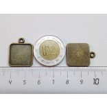 Szögletes medál  (15mm)