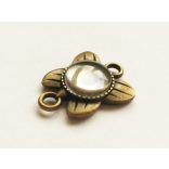 Lepke alakú összekötő medál-alap (12mm)