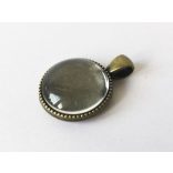 Antik Bronz Macskás hátoldalú medál-alap (20mm)