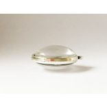 Antik ezüst medál-alap, dupla-oldalú (20mm)