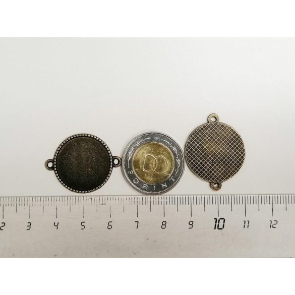 Összekötő medál bronz (20mm-s tányérral)