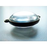 Antik bronz összekötő medál-alap, dupla-oldalú, 25 mm