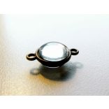 Antik bronz összekötő medál-alap, dupla-oldalú, 10 mm