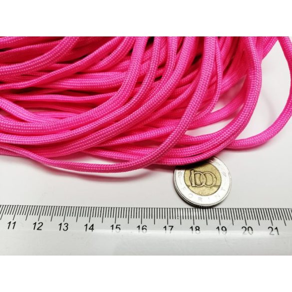 Paracord zsinór - Barbie rózsaszín - ~4mm