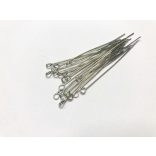 Antik ezüst szemes szerelőpálca 5cm - 20db