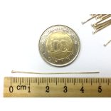 Arany színű fejes szerelőpálca 5cm - 20db