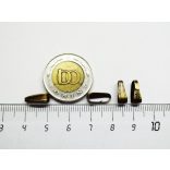 Antik bronz medál-akasztó - pöttyös