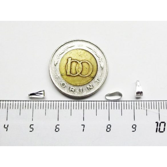 Nikkelmentes Platina ezüst színű medál-akasztó