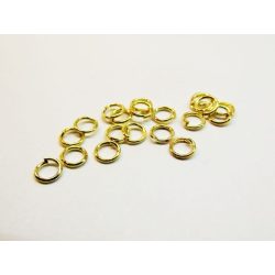 Arany színű szerelőkarika 5mm - 20db
