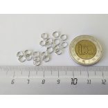 Antik ezüst szerelőkarika 5 mm - 20db