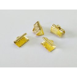 Arany színű szalagvég 10mm - 4 db