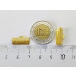 Arany színű szalagvég 16mm - 2 db