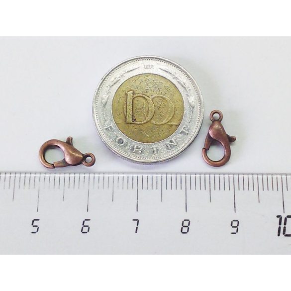 Vörösréz színű delfinkapocs