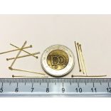 Arany színű Bogyós szerelőpálca - 20db (24mm)