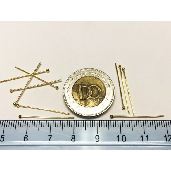 Arany színű Bogyós szerelőpálca - 20db (24mm)