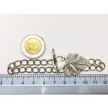 Szőlő-levél T-kapcsos karkötő