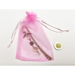 Organza szütyő - Rózsaszín (15x10mm)