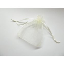 Organza szütyő - Ekrü (9x7mm)