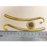 Arany színű könyvjelző-alap (12cm)