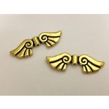Óriás arany színű angyalszárny (44mm)
