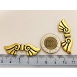 Óriás arany színű angyalszárny (44mm)