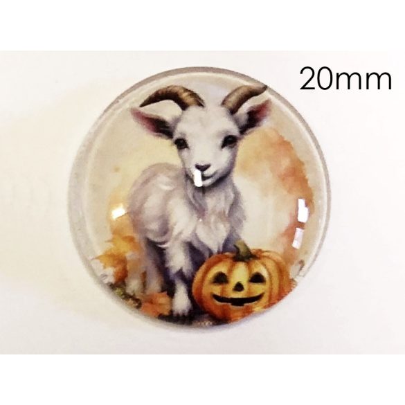 Halloween kaboson 20mm -  Kecske