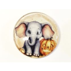 Halloween kaboson 25mm -  Elefánt