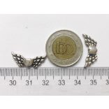 Szives antik ezüst angyalszárny pár (22*9mm)