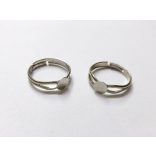 Ragasztható gyűrű-alap antik ezüst színű, állítható