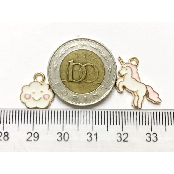 Unikornis felhőcskével - rózsaszín